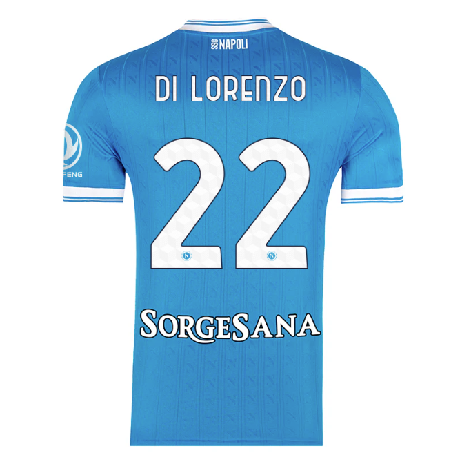 Jersey Napoli - Local 25/26 Versión Aficionado #22 DI LORENZO