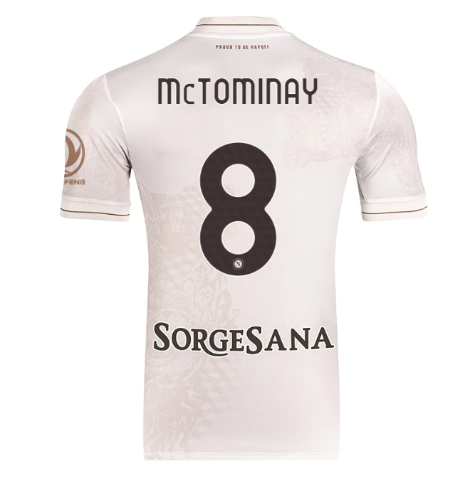 Camisa Napoli - Reserva 25/26 Versão Torcedor #8 MCTOMINAY