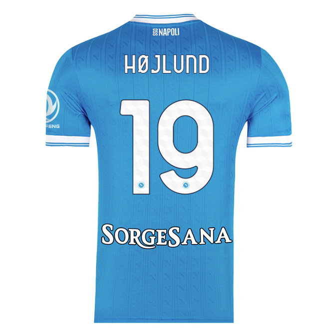 Napoli - Home 25/26 Fan Version Jersey #19 Højlund