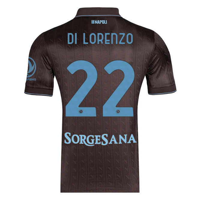 Napoli - Third 25/26 Fan Version Jersey #22 DI LORENZO