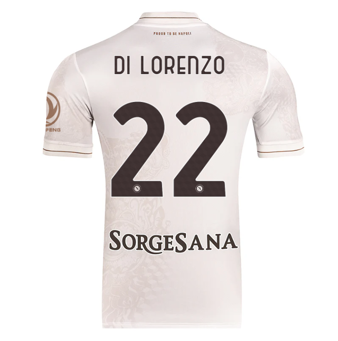 Napoli - Away 25/26 Fan Version Jersey #22 DI LORENZO