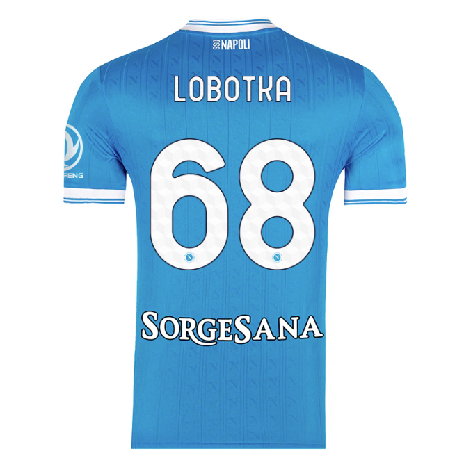 Napoli - Home 25/26 Fan Version Jersey #68 LOBOTKA