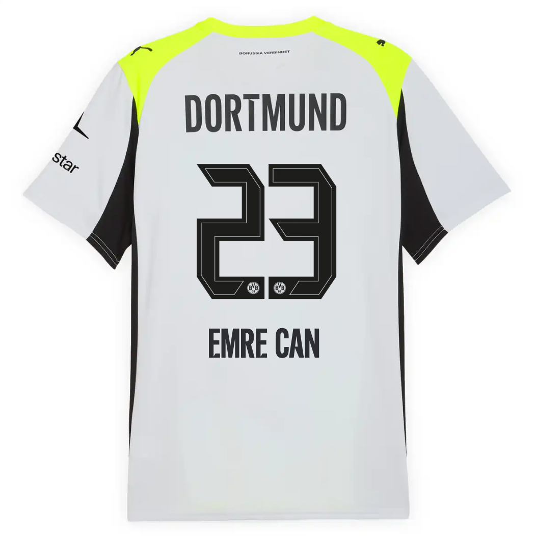 Camisa Borussia Dortmund - Reserva 25/26 Versão Torcedor #23 EMRE CAN