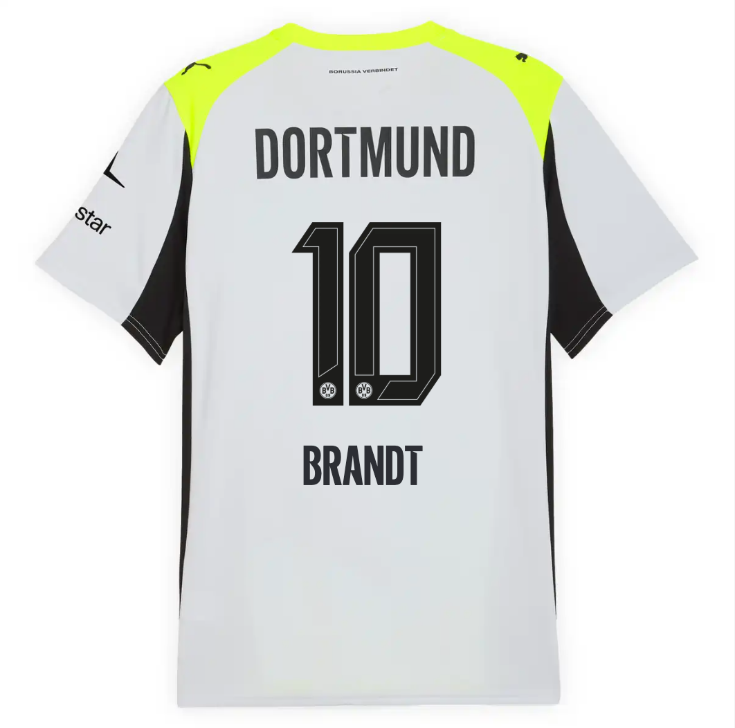 Camisa Borussia Dortmund - Reserva 25/26 Versão Torcedor #10 BRANDT