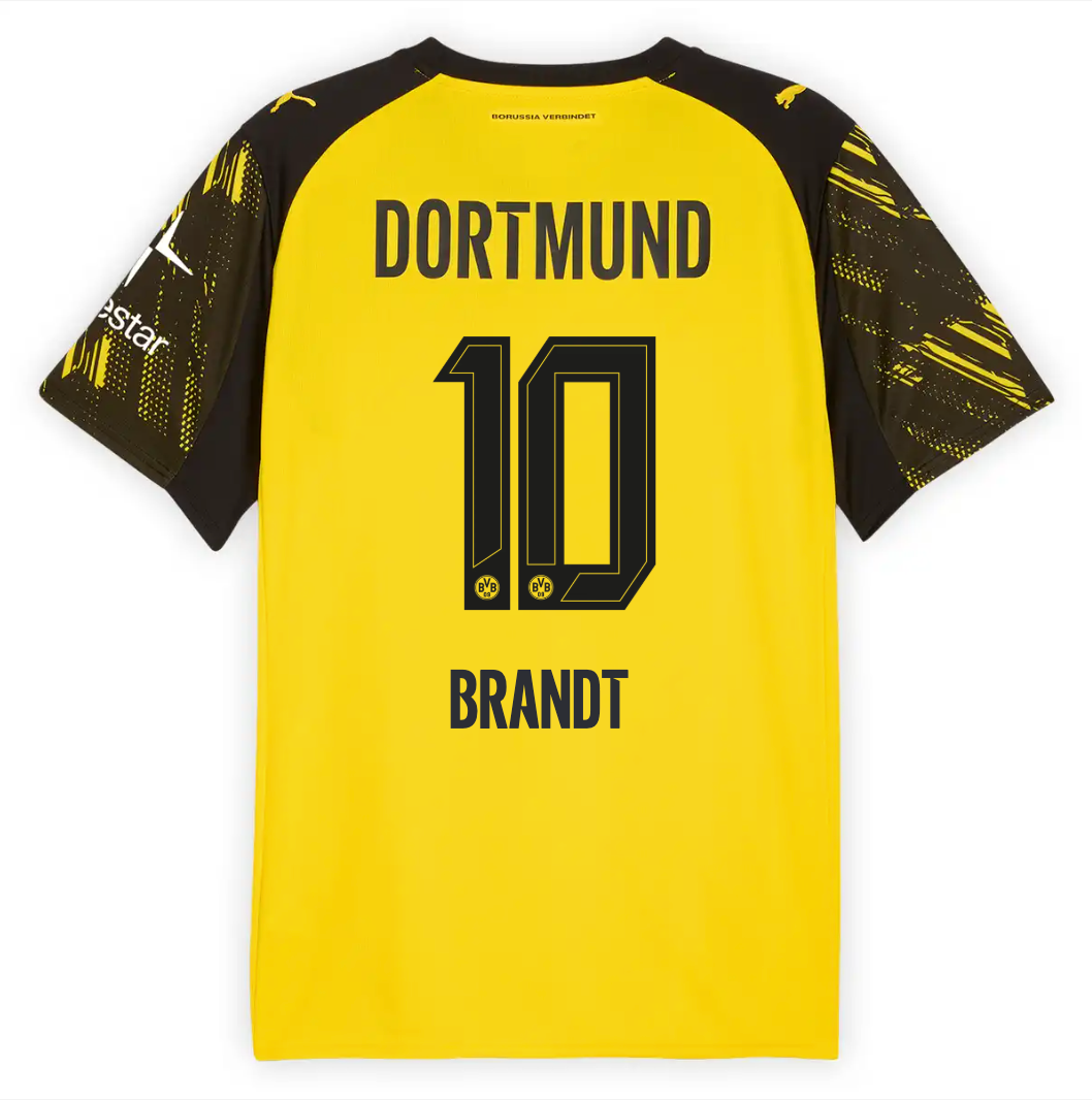Jersey Borussia Dortmund - Local 25/26 Versión Aficionado #10 BRANDT