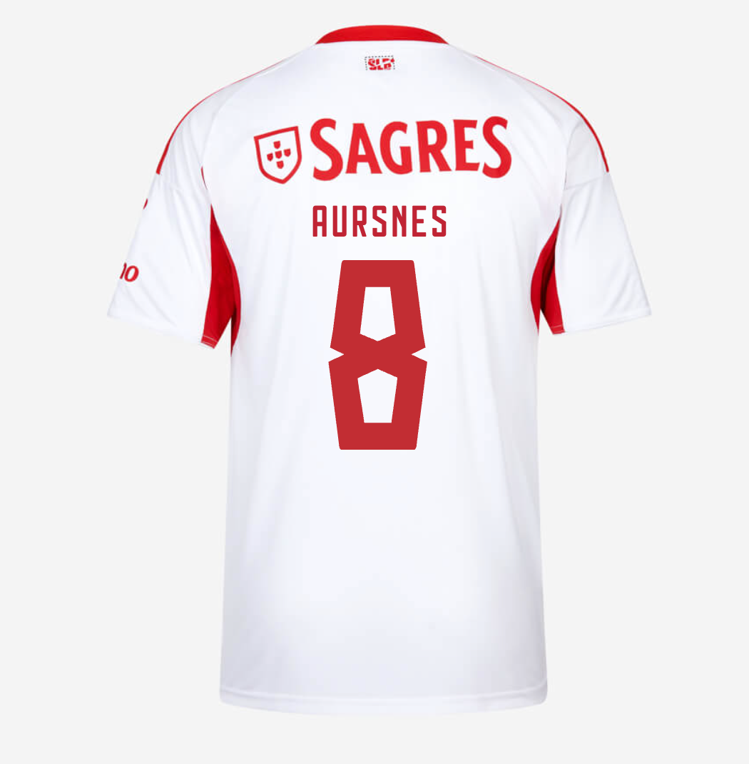 Camisa Benfica - Reserva 25/26 Versão Torcedor #8 Aursnes