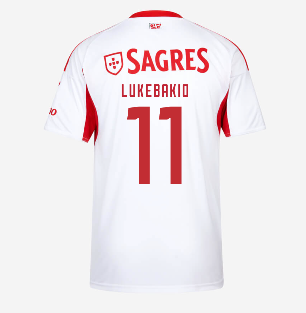 Jersey Benfica - Visitante 25/26 Versión Aficionado #11 Lukebakio