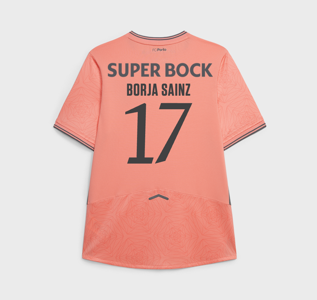 Jersey FC Porto - Visitante 25/26 Versión Aficionado #17 Borja Sainz