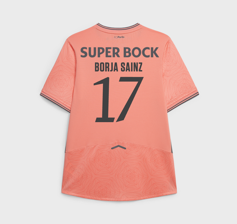 Camisa FC Porto - Reserva 25/26 Versão Torcedor #17 Borja Sainz