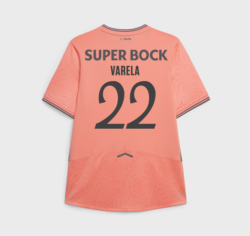 Camisa FC Porto - Reserva 25/26 Versão Torcedor #22 Varela