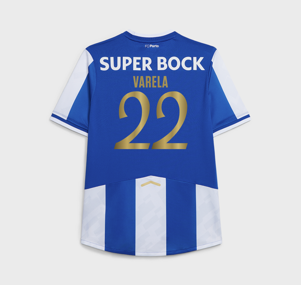 Camisa FC Porto - Titular 25/26 Versão Torcedor #22 Varela