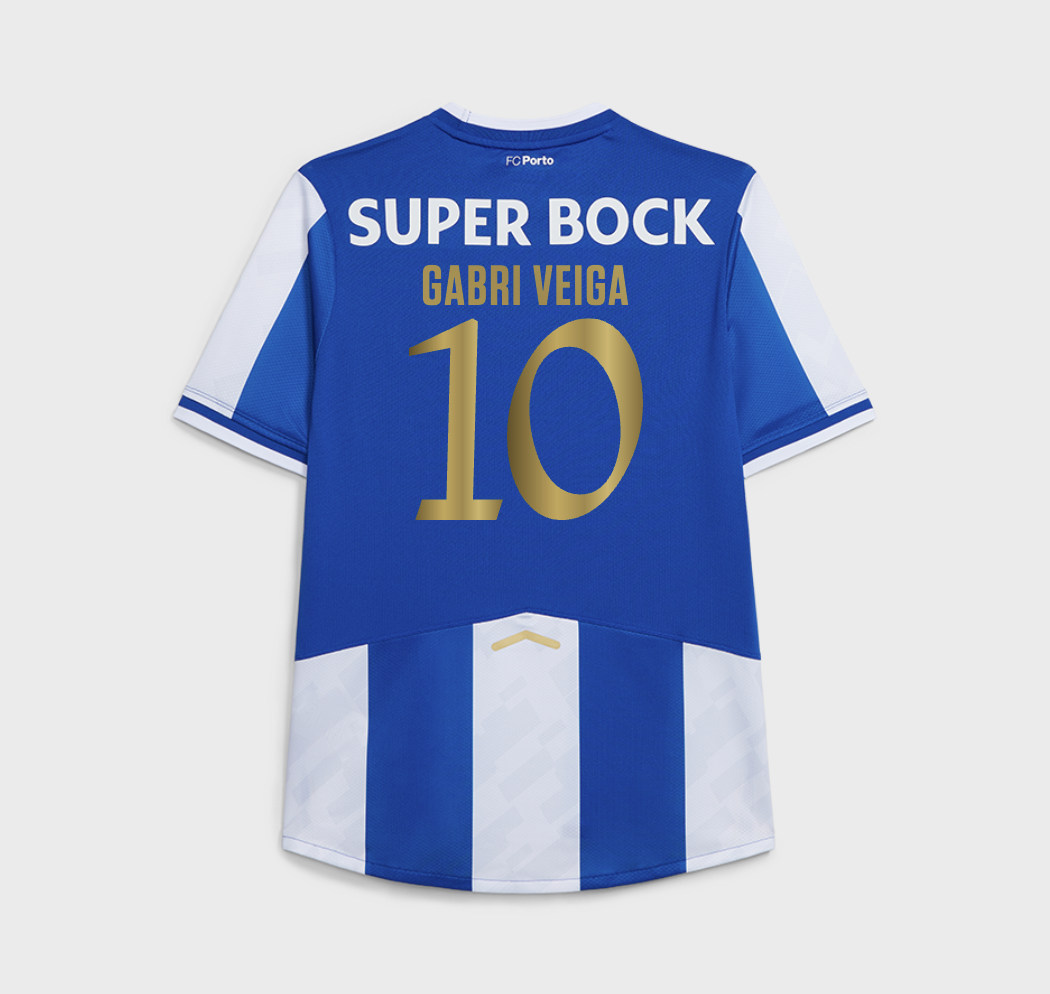 Camisa FC Porto - Titular 25/26 Versão Torcedor #10 GABRI VEIGA
