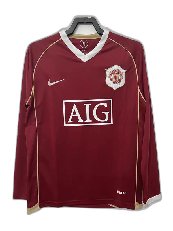Jersey Manchester United - Local Retro 2006/07 Manga Larga
