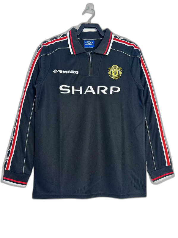 Camisa Manchester United - Goleiro Retrô Preta 1998