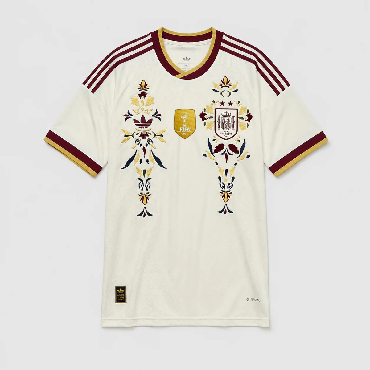 Spain Embroidered Away Floral V2 Player 26/27 - 2 Stars