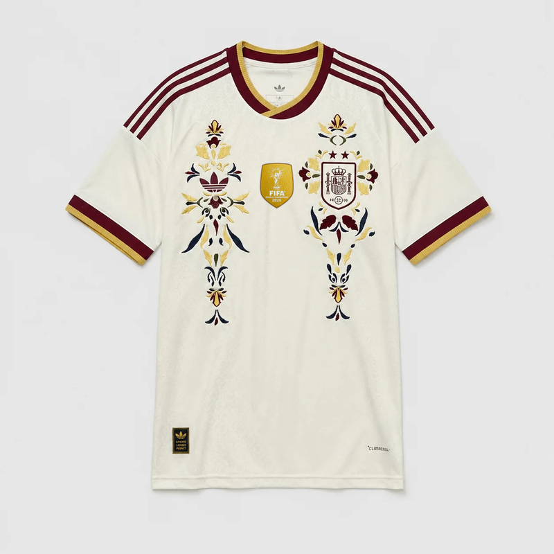 Spain Embroidered Away Floral V2 Player 26/27 - 2 Stars
