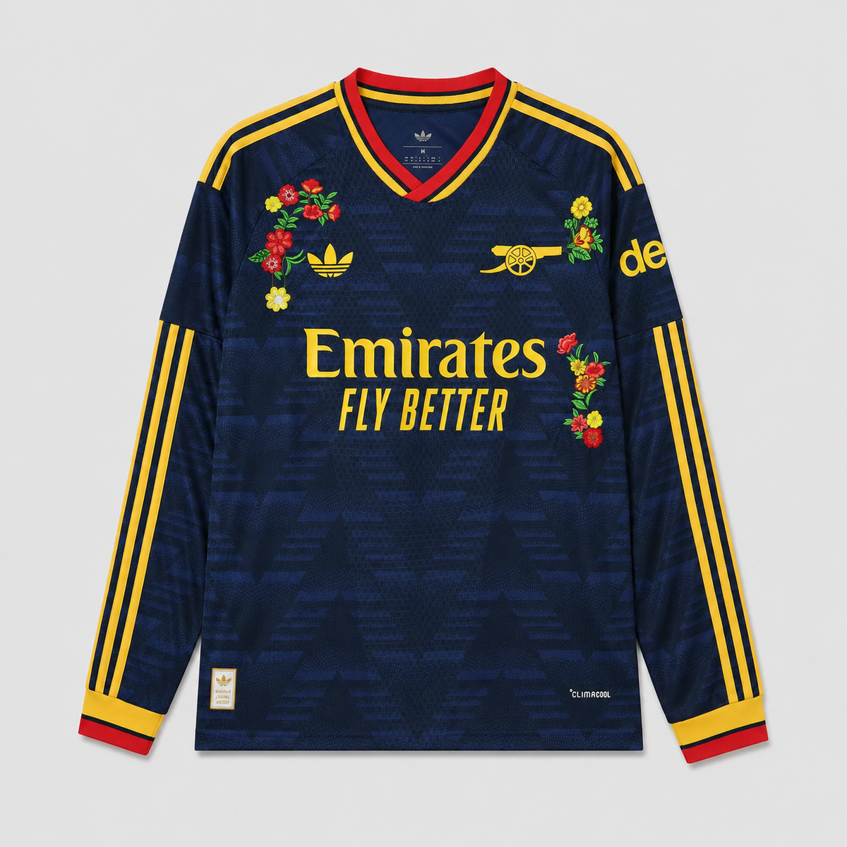 Arsenal - Embroidered Away 26/27 Player Version Long Sleeve Jersey