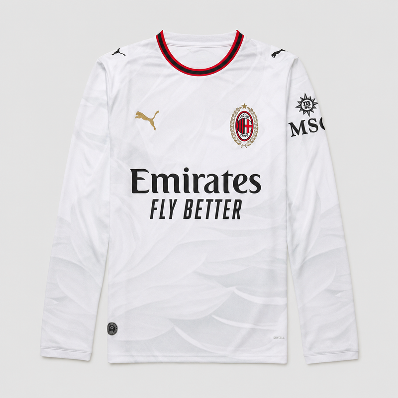 Jersey AC Milan - Visitante 26/27 Versión Aficionado Manga Larga
