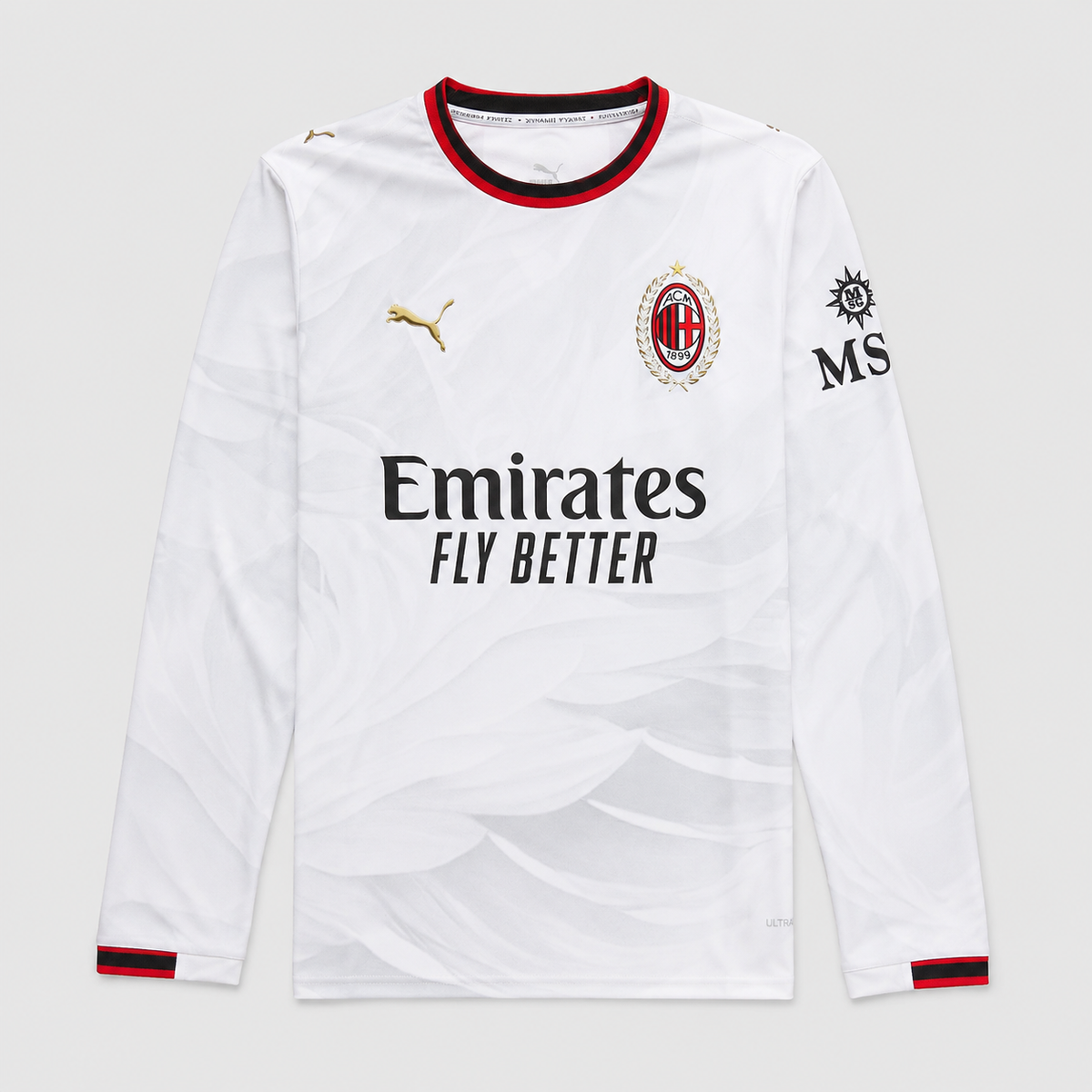 Camisa AC Milan - Reserva 26/27 Versão Jogador Manga Longa